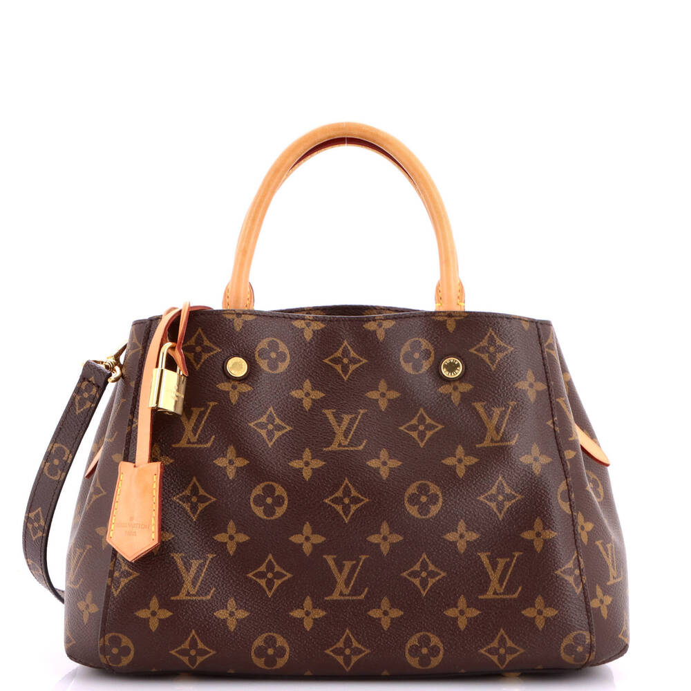Louis Vuitton BB Montaigne Handbag Monogram Canvas